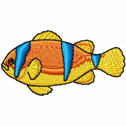 Fishes Embroidery Design 3 Fishes Embroidery Design 3